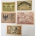 GERMANY 1920 . TEN 10 - SIXTY 60 HELLER . MILITARY BANKNOTES